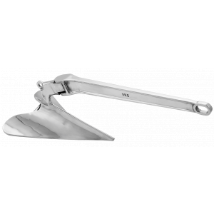 9Kg Polished Stainless Steel Plough Anchor
