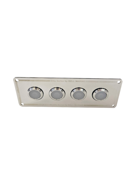 4 Gang Stainless Steel Panels with 20AMP Switches